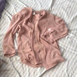 H&M Pink Button Down Shirt
